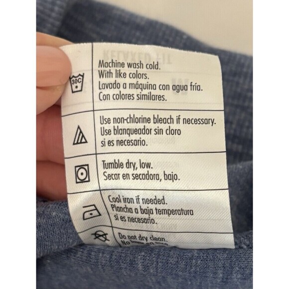 ANCHOR BOYS All Time Mens 1/4 Zip Pullover Medium Heather Blue Long Sleeve Golf - Picture 11 of 13